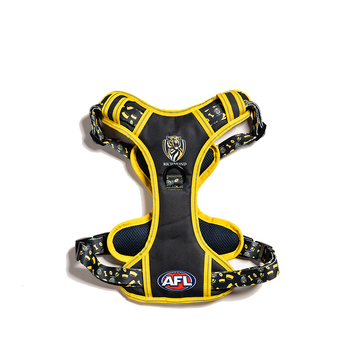 AFL Richmond Tigers Pet Dog Padded Harness Adjustable Vest L