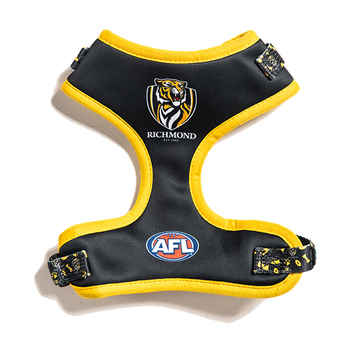 AFL Richmond Tigers Pet Dog Padded Harness Adjustable Vest M