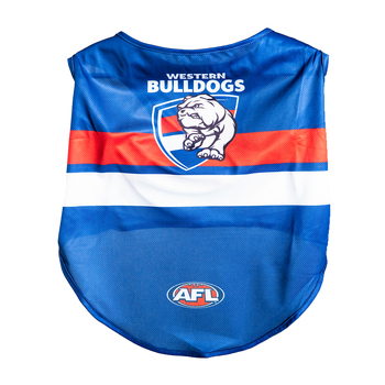 AFL Western Bulldogs Pet Dog Sports Jersey Clothing L