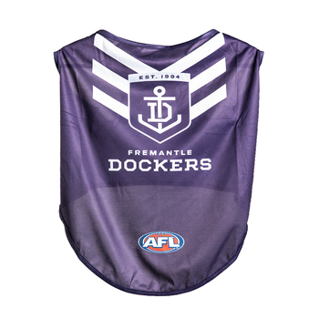 AFL Fremantle Dockers Pet Dog Sports Jersey Clothing L