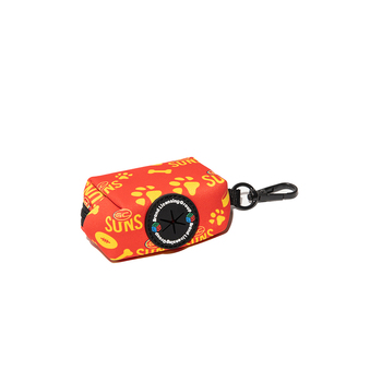 AFL Gold Coast Suns Pet Dog Poop Bag Holder/Dispenser