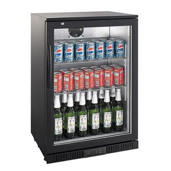 Airflo Alresco Back Bar w/ Heated Door Beverage Cooler - Black
