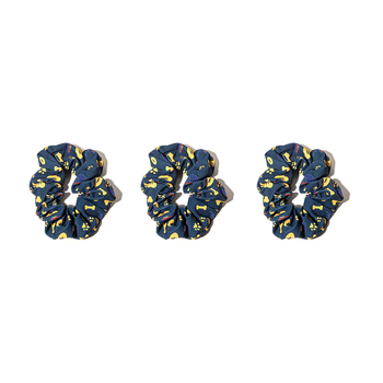 3PK AFL Adelaide Crows Hair Scrunchie/Tie Accessory 10cm