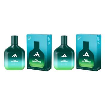 2PK Adidas Full Recharge EDP Eau De Parfum Unisex 100ml