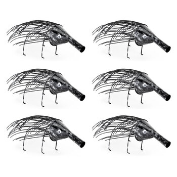 12x Echidna 17cm Wire Animal Ornament Decor Medium - Black
