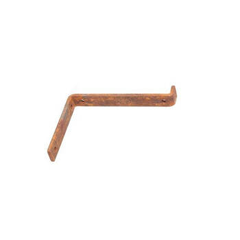  Metal Wall Heavy-Duty L Bracket Medium 18x15cm - Rust
