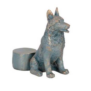  Polyresin Dog Planter Pot Feet Riser Aged Brass Assorted