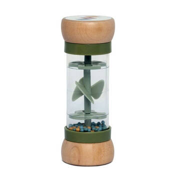 Mamamemo Rainmaker Wooden Music Box Kids/Children Toy 5.4x14cm Harlequin 0y+