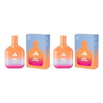 2PK Adidas Get Comfy Fragrance EDP Eau De Parfum Unisex 100ml