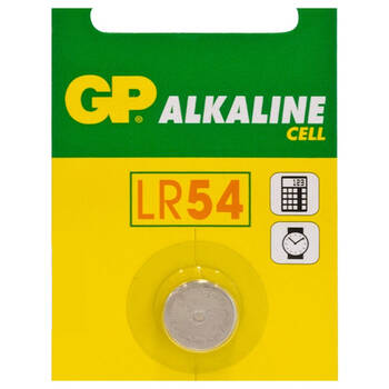 LR54 BUTTON CELL ALKALINE GP