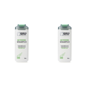 2PK Advanced Hair Clinic Shower Bathroom Hair Thickening Shampoo 200ml