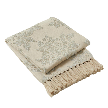 Pilbeam Living Marigold 127x152cm Throw - Seafoam/Almond