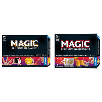 Ezama Magic 75 And 150 Mystifying Illusions Magician Tricks Play Set 6y+