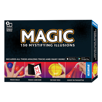Ezama Magic 150 Mystifying Illusions Magician Tricks Play Set 7y+