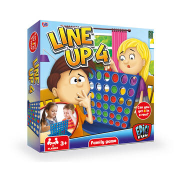 HTI Line Up 4 Game Kids Strategy Game 3y+