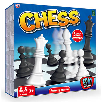 HTI Chess Board Strategy Game Kids/Family 3y+