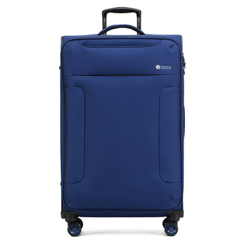 Tosca So-Lite 3.0 29" Checked Trolley Luggage Suitcase - Navy
