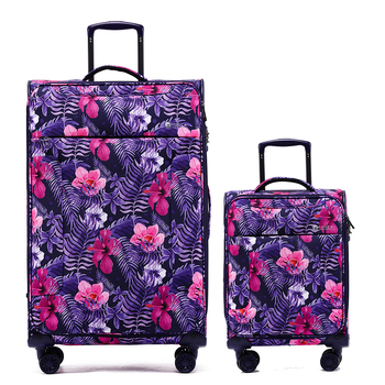 2pc So-Lite 3.0 Wheeled Suitcase Luggage 29/20 - Flowers