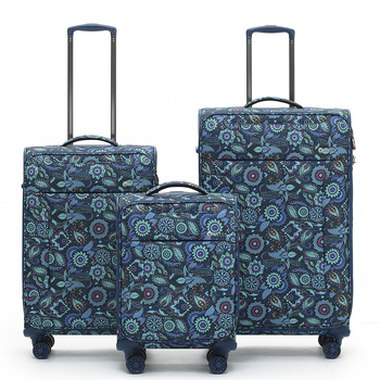 3pc So-Lite 3.0 Wheeled Suitcase Luggage Set - Paisley