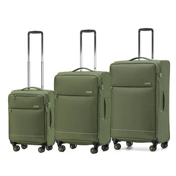 3pc Tosca So Lite Travel Luggage/Suitcase Set - Khaki