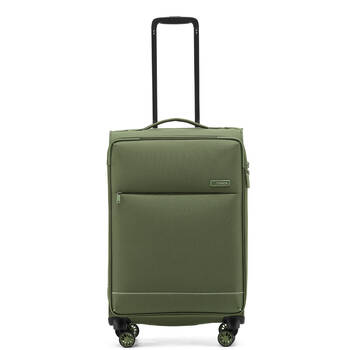 Tosca So Lite 87L Medium Travel Luggage/Suitcase 67x43cm - Khaki