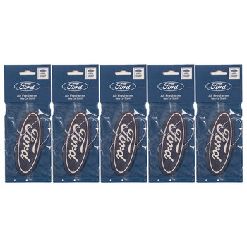 5PK The Stubby Club Ford Logo Crisp Scent Car Air Freshener
