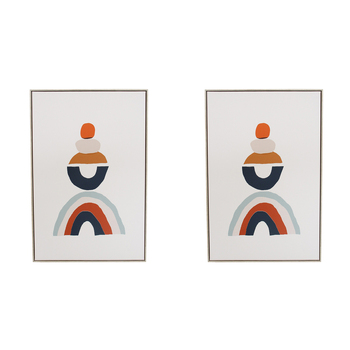 2PK LVD Framed Canvas Modern 1 Home Wall Decor 40x60cm