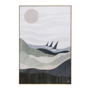 LVD Framed 60x90cm Canvas/Resin On Watch Wall Art Display