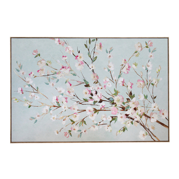 LVD Framed Canvas/Resin 60x90cm Fresh Bloom Wall Hanging Art