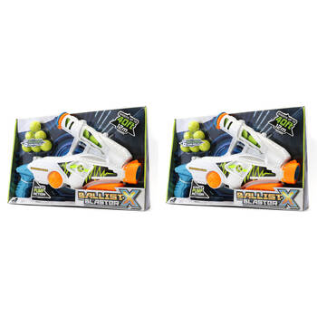 2PK Ballist-X Dragon Fire Ball Blaster Kids Nerf Gun Outdoor Toy w/ 6 Foam Balls