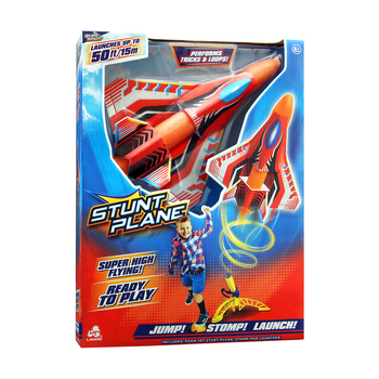 Stunt Flyer Stomp Stunt Plane Kids Outdoor Toy 6y+