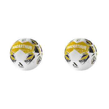2PK A-League Macarthur FC A-League Soccer Ball Size 1 - Mustard
