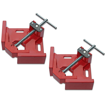2PK Aluminium Woodworking Home Workshop Corner Clamp Set 