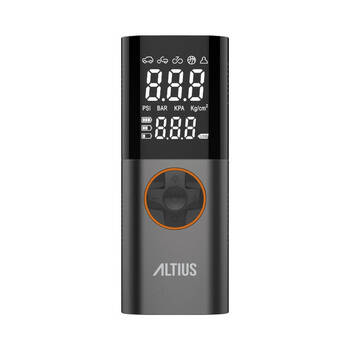Altius Multipurpose Digital Tyre Pump Inflator 150psi 30x54cm - Black