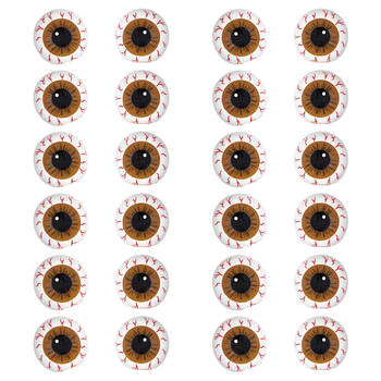12PK Archie McPhee Vinyl Eyeball Finger Puppets 3.8cm - Assorted 5y+