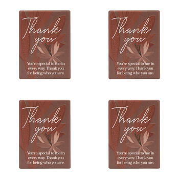 4PK Splosh Amber Garden Thank You Ceramic Magnet Home Decor 6x8cm