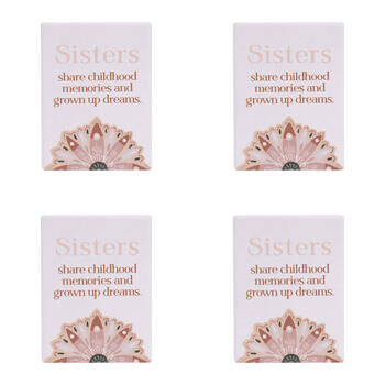 4PK Splosh Amber Garden Sisters Ceramic Magnet Home Decor 6x8cm