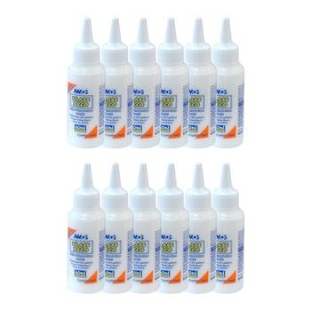 12PK Amos Stained Glass Deco Crystal Clear 60ml DIY Craft Paint Kids 6y+