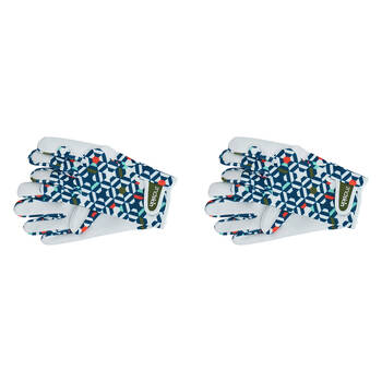 4pc Annabel Trends Second Goat Skin Gloves Unisex 25x11cm - Design Geo