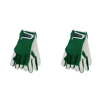 4pc Annabel Trends Second Goat Skin Gloves Unisex 25x11cm - Smokey Pine