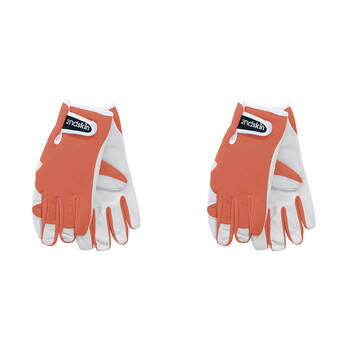 4pc Annabel Trends Second Goat Skin Gloves 25x11cm - Terracotta