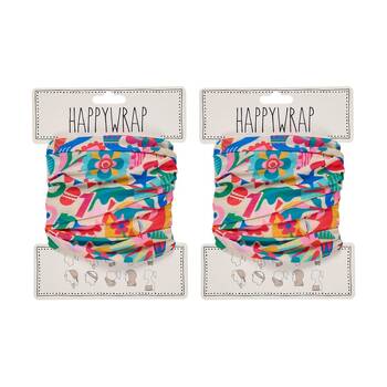 2PK Annabel Trends Happywrap Women's Hair Accessory 50x25cm Fiesta