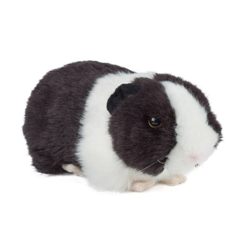 Living Nature 20cm Guinea Pig w/ Sound Kids Toy Black 0+