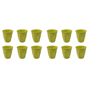 2x 6pc EcoSouLife Bamboo Cafe Latte Standard Lime 235ml