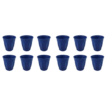 2x 6pc EcoSouLife Bamboo Cafe Latte Standard Sky Blue 235ml