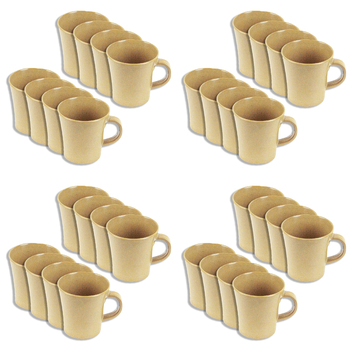 4x 8pc EcoSouLife Rice Husk/Melamine Soul Reusable Mug 296ml