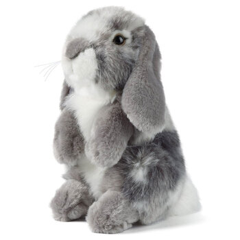 Living Nature Naturli Sitting Lop Eared Rabbit Grey 19cm