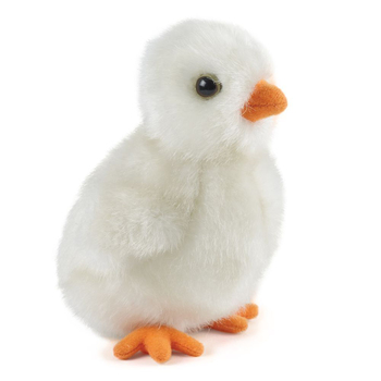 Living Nature 21cm Fluffy Chicks Animal Plush Kids Toy White 0+