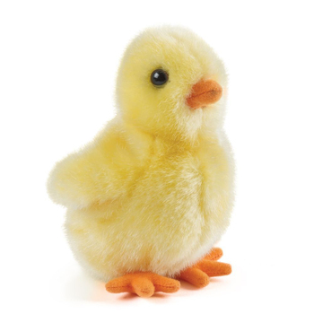 Living Nature 21cm Fluffy Chicks Animal Plush Kids Toy Yellow 0+