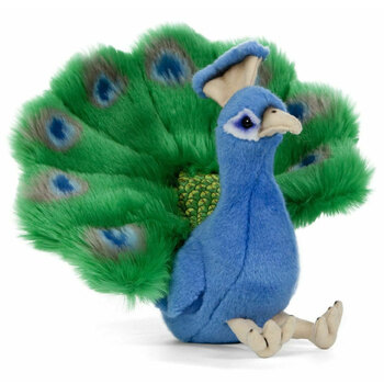 Living Nature Peacock 18cm 
 
